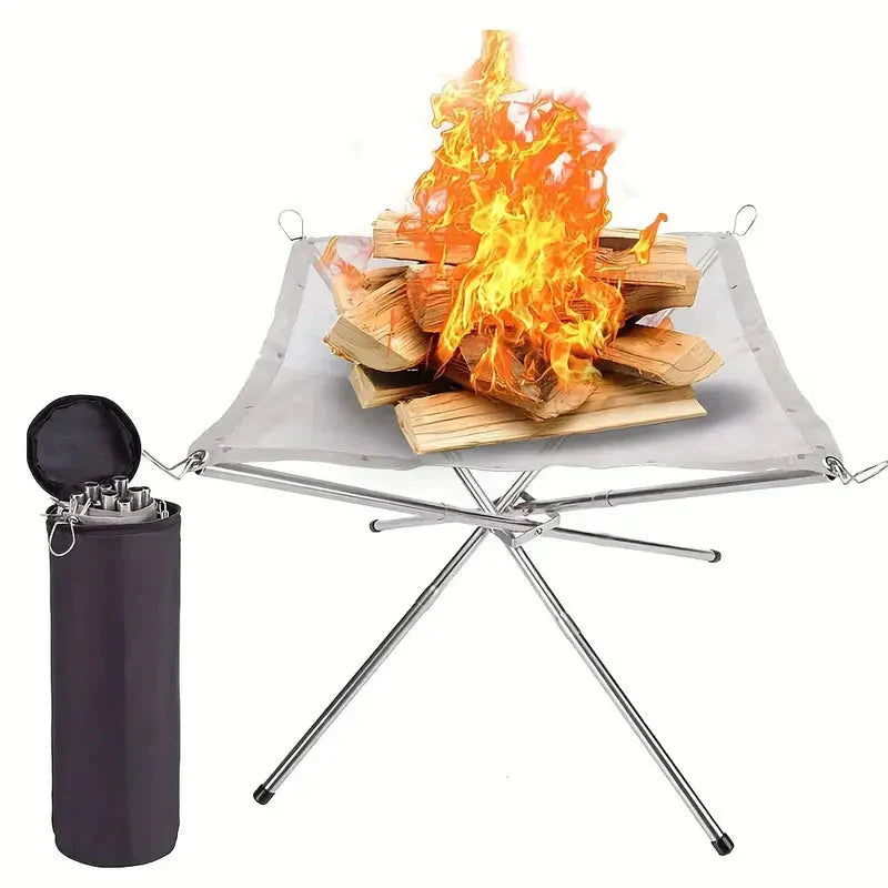 Foldable Fire Pit Stand - FireFlex
