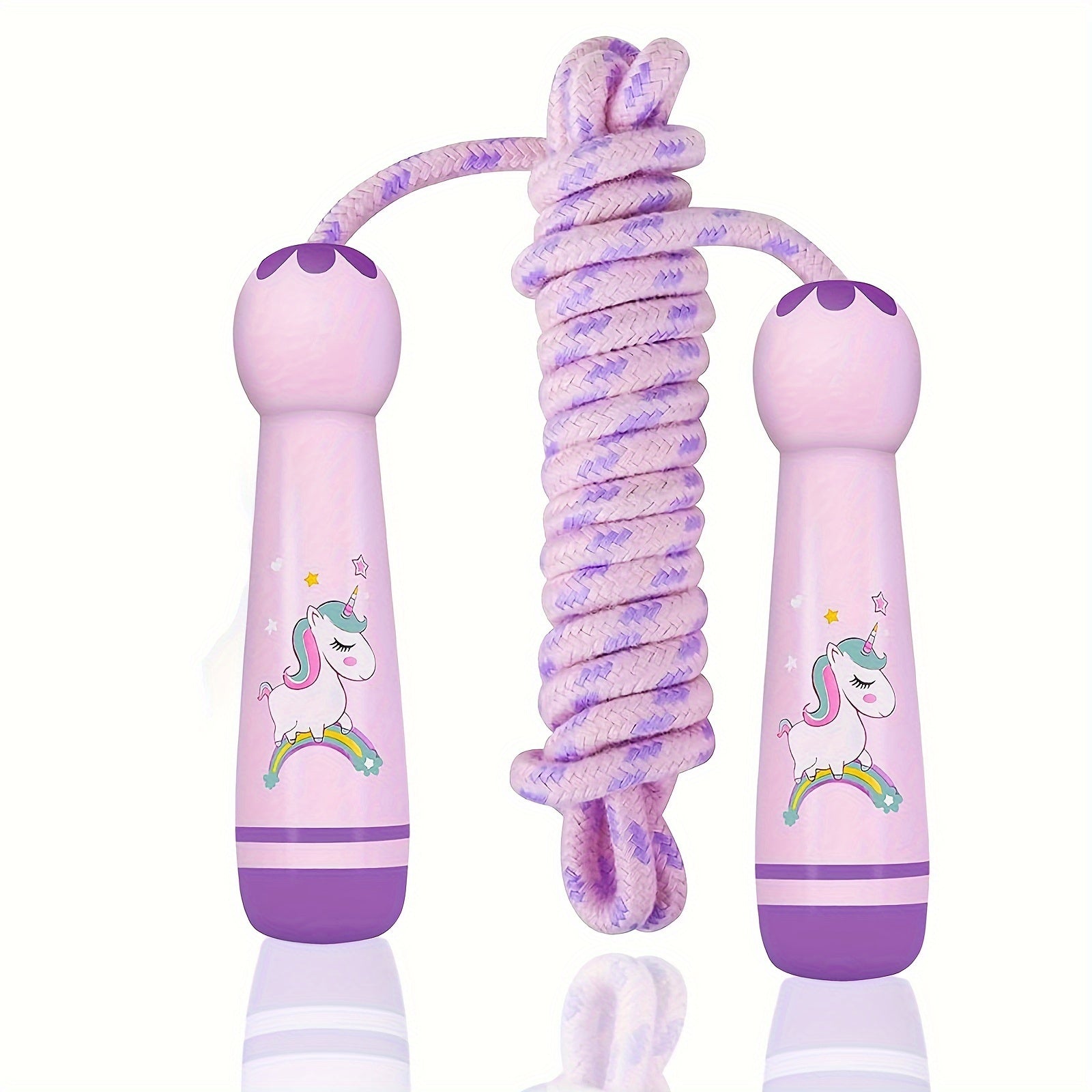 Unicorn Jump Rope - Fun Jump Rope for Children with Wooden Handles