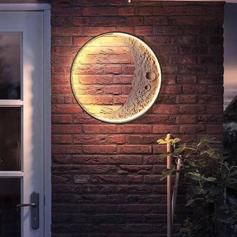 Outdoor Lamp Moon Design - Atmospheric Garden Lighting