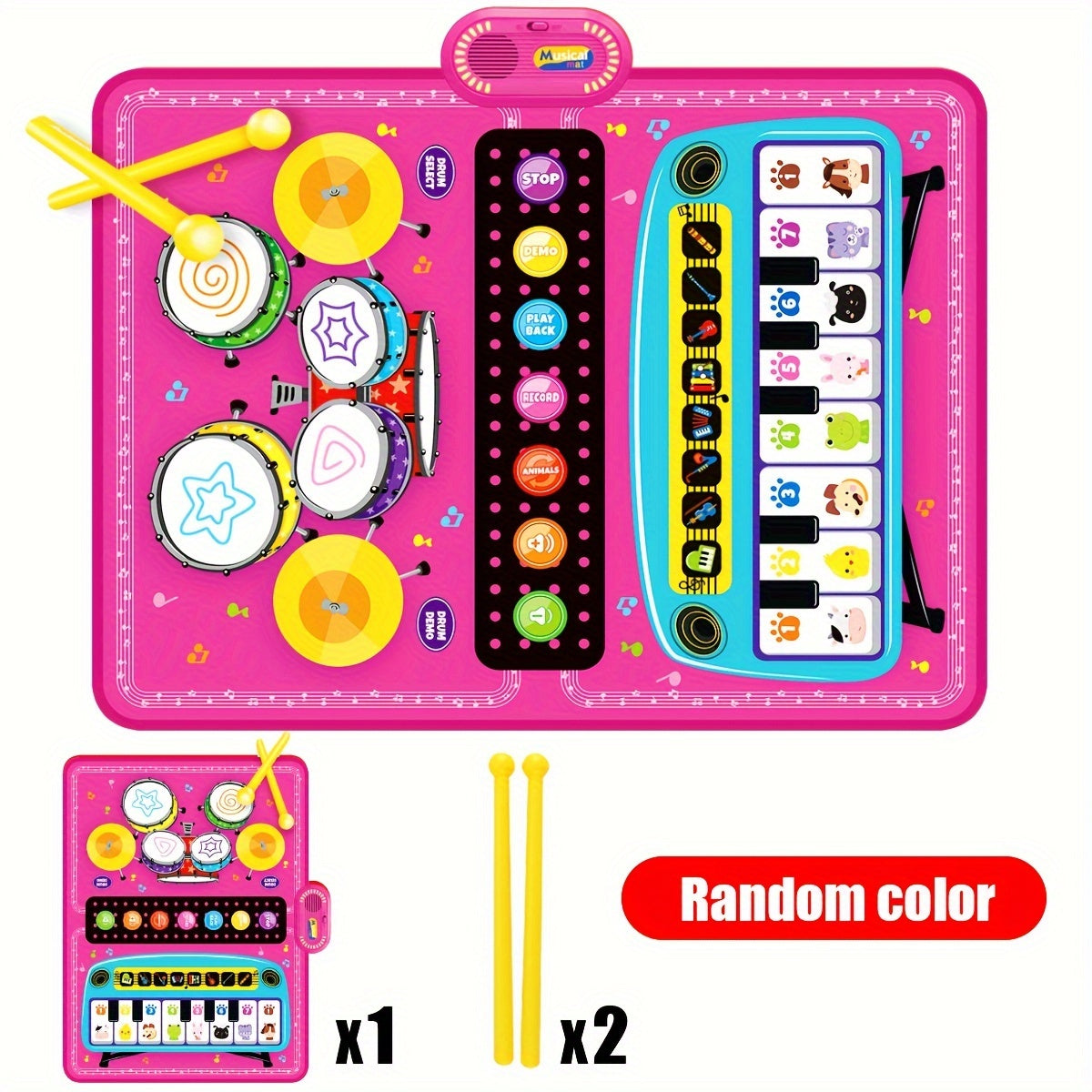 Colourful Music Play Mat - For a Creative Musical Experience