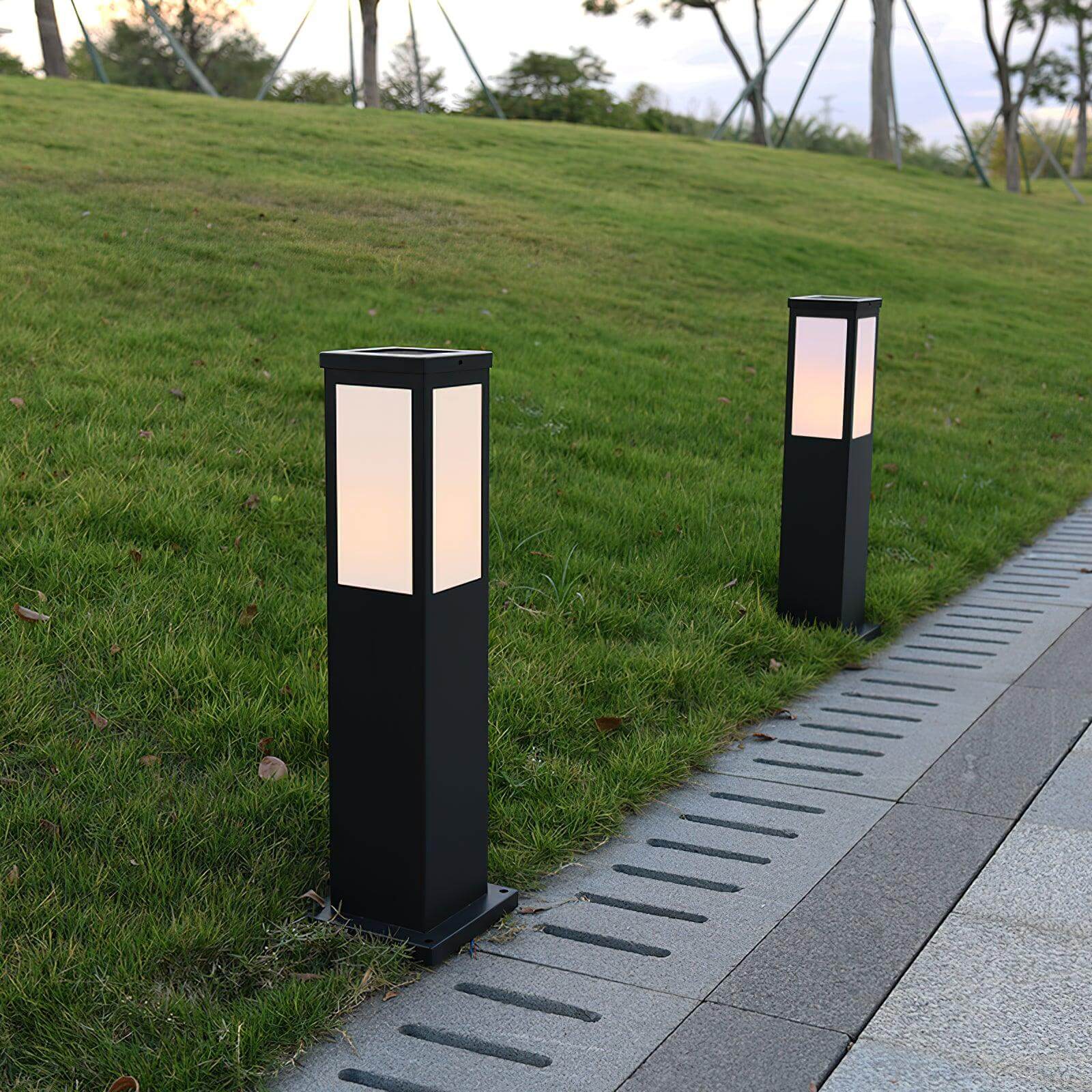Modern Outdoor Post Lamp