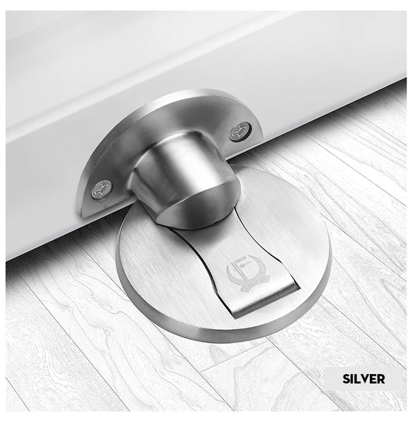 MagnaStop Doorstopper – Stylish Stainless Steel Magnetic Doorstopper, Easy Installation