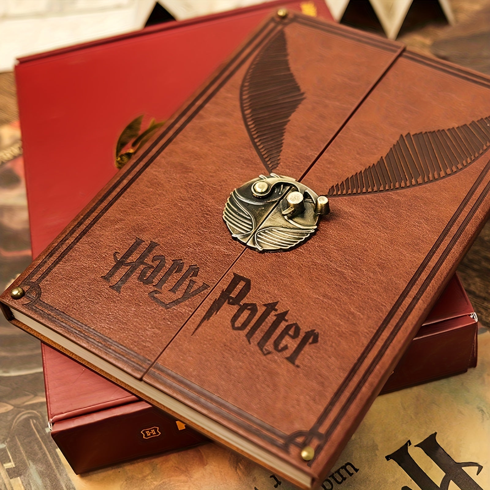 Magical Hardcover Notebook with Golden Ball – Perfect for Journals and Notes