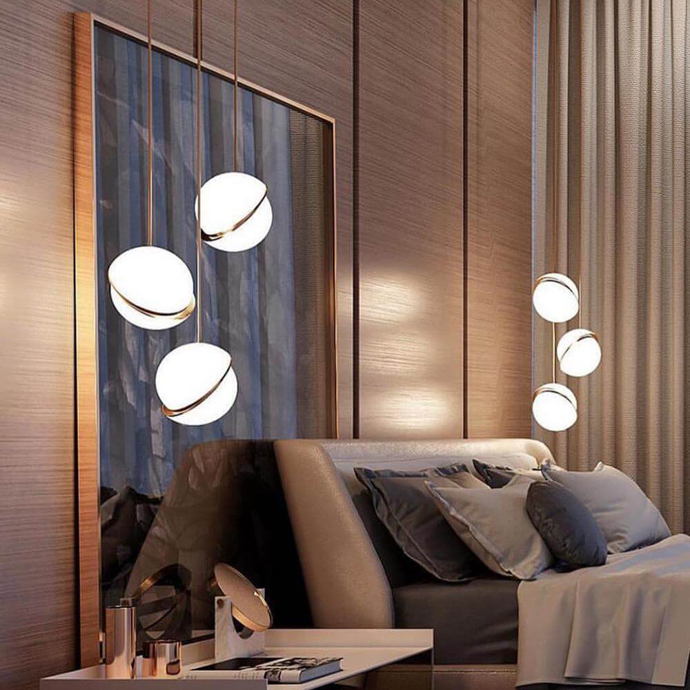 Half Moon Pendant Light - LED Pendant Light