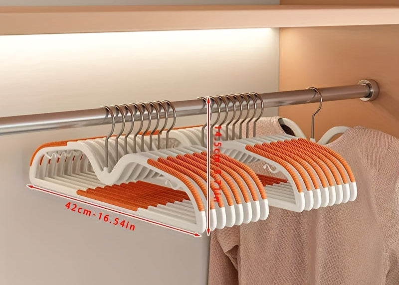 Space-Saving Short Neck Hanger – Non-Slip and Rotating
