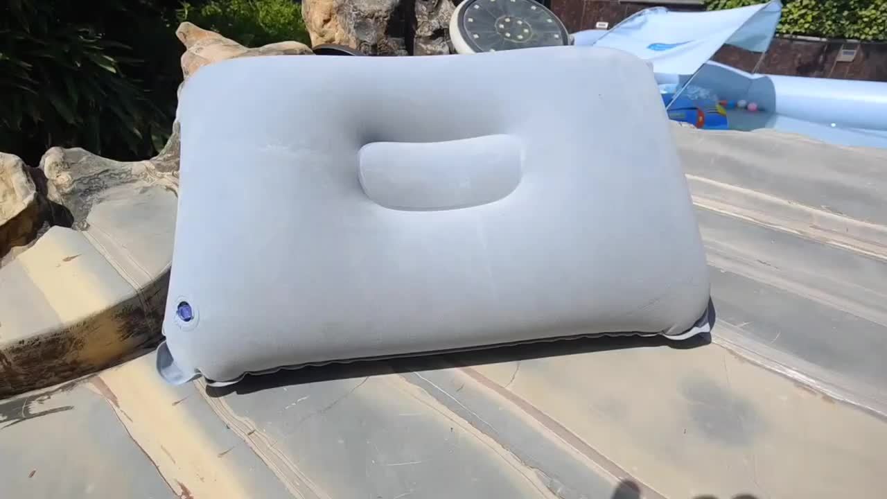 Inflatable Cushions for Camping and Travel - Set of 2 Soft, Portable Cushions