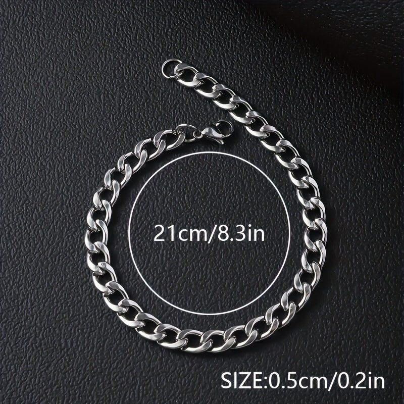 UrbanSteel Bracelet Set – Bold and Trendy for Men