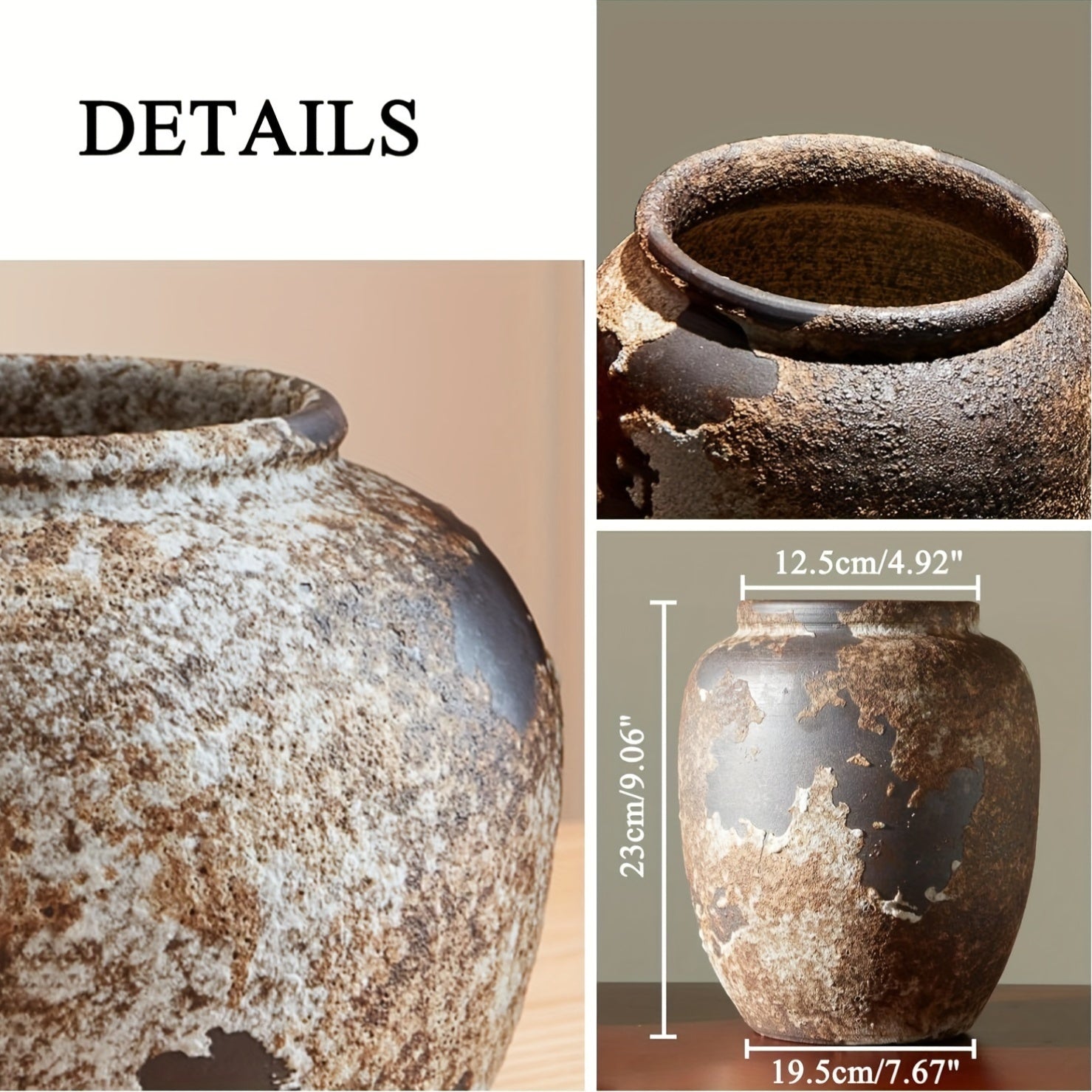 Rustic Earthenware Vase - For a Timeless Atmosphere in Your Home