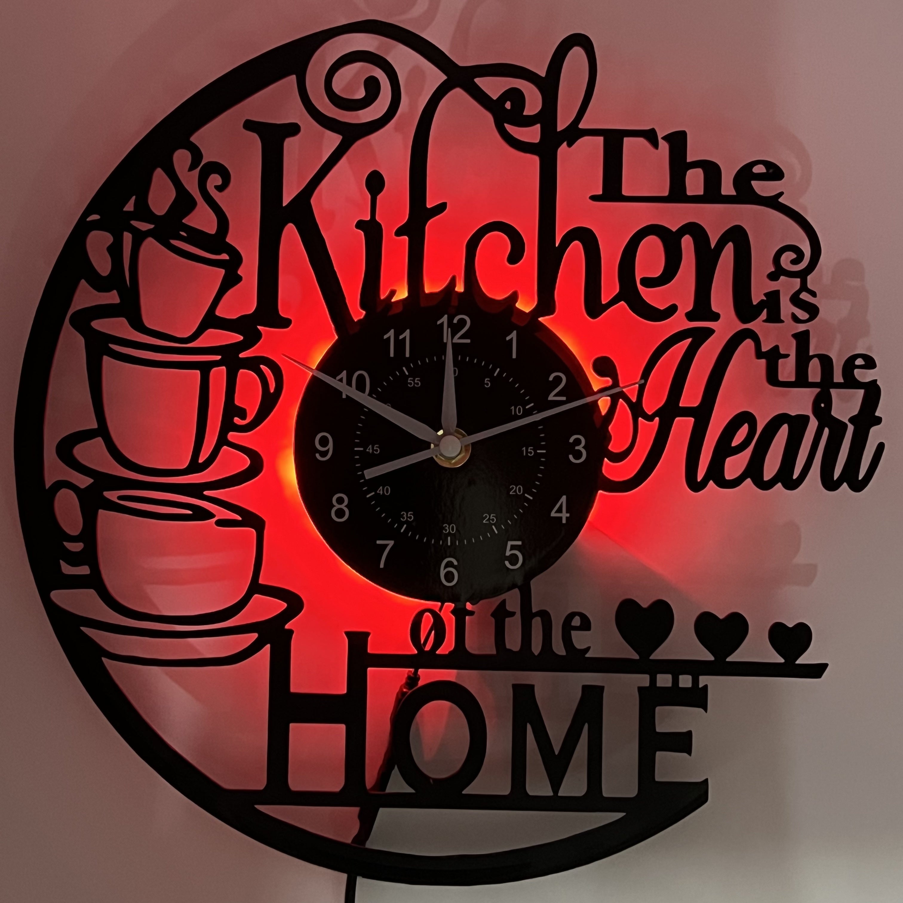 Charming Kitchen Wall Clock – For a Cosy Atmosphere