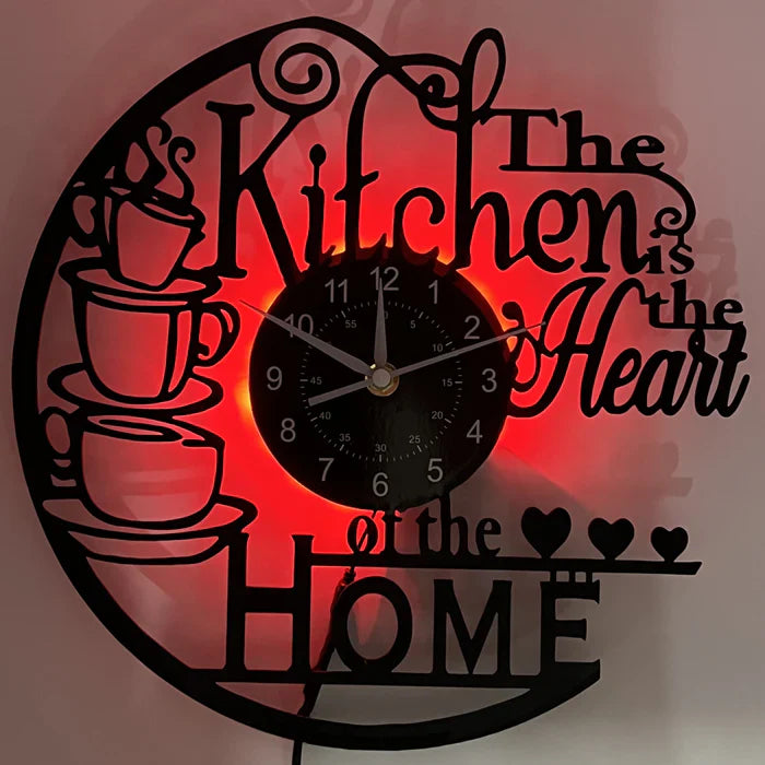 KitchenGlow – Ambient Kitchen Wall Clock for a Cosy Atmosphere