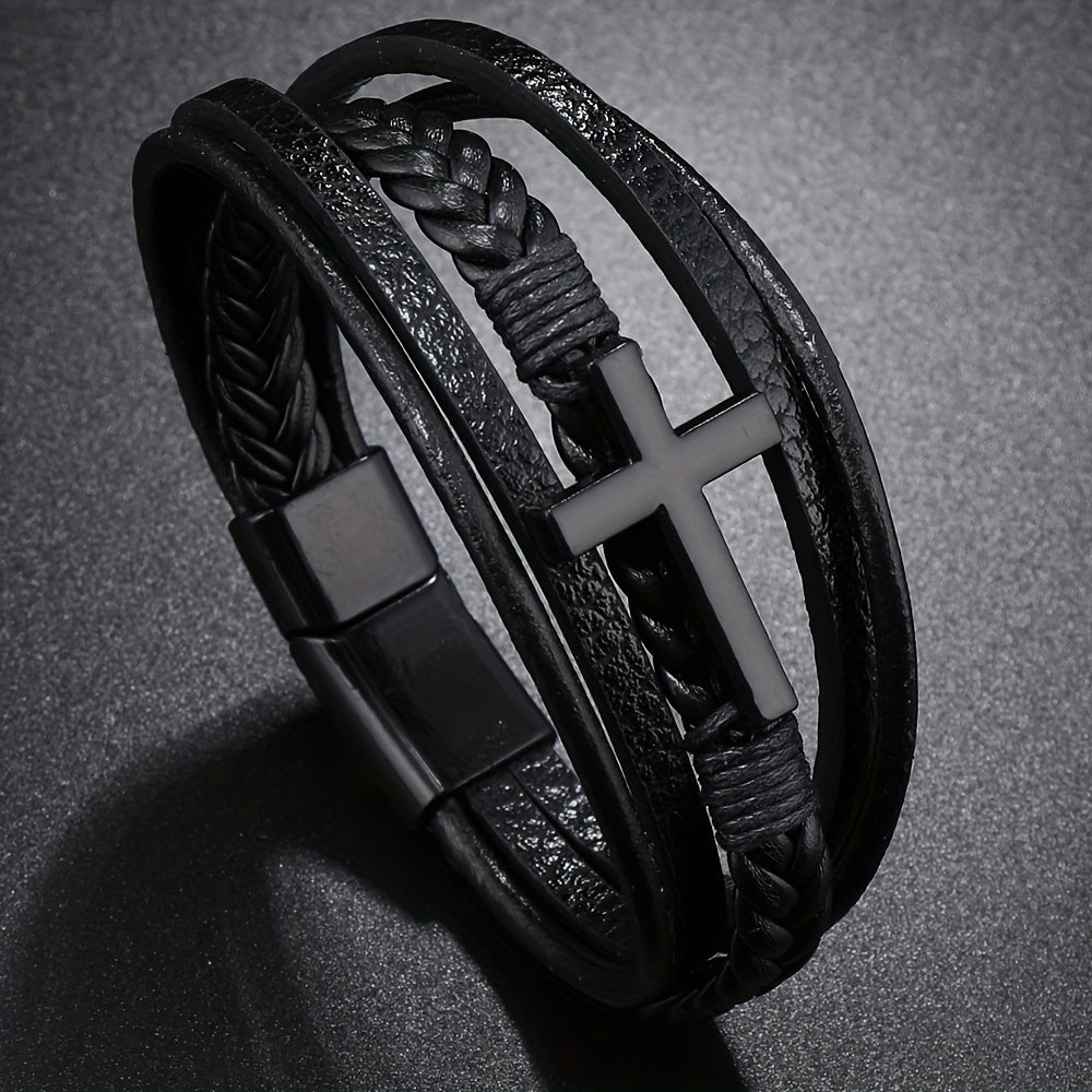 Spiritual Leather Bracelet - For the Modern Man