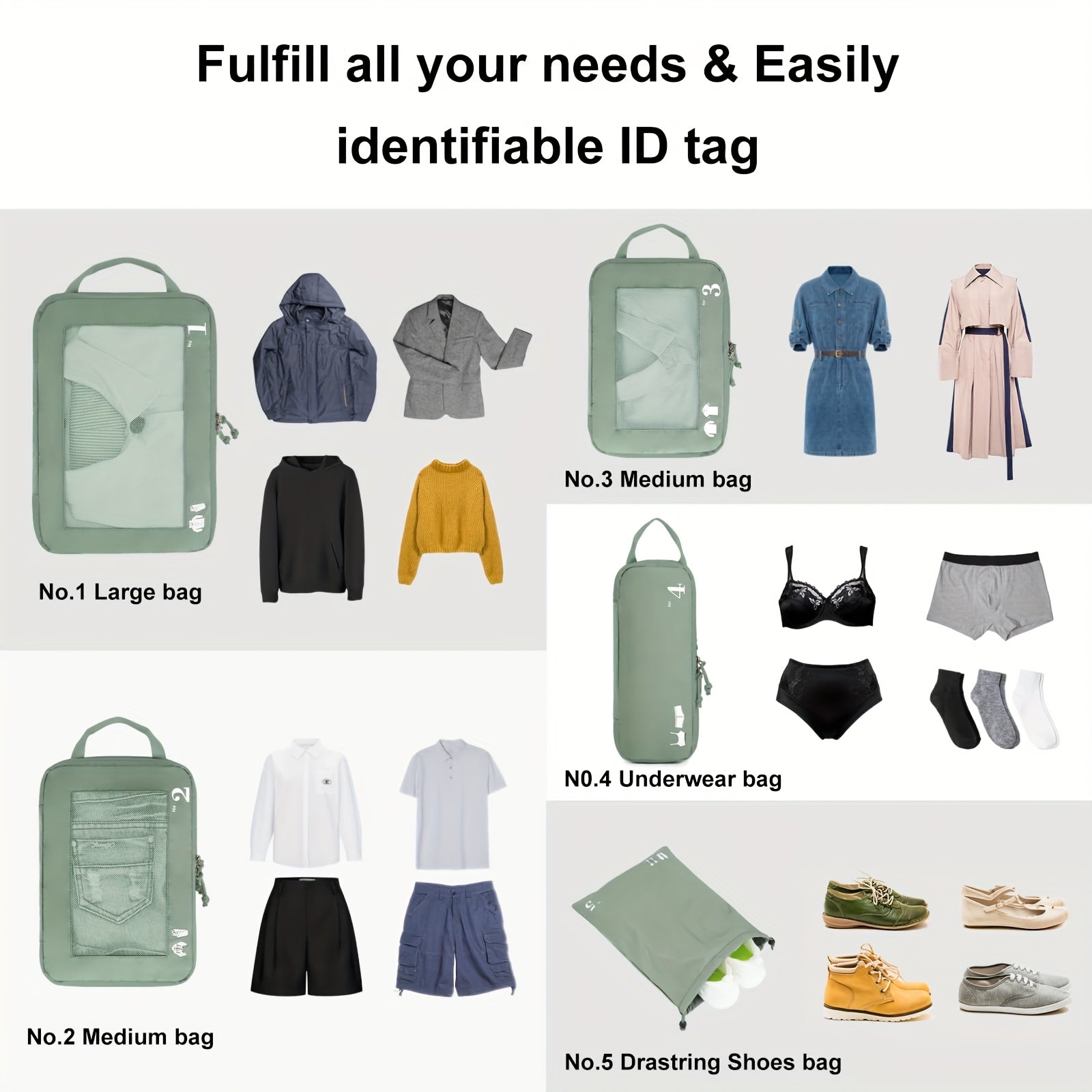 TravelSmart Compression Packing Cube Set – Efficient Luggage Solution