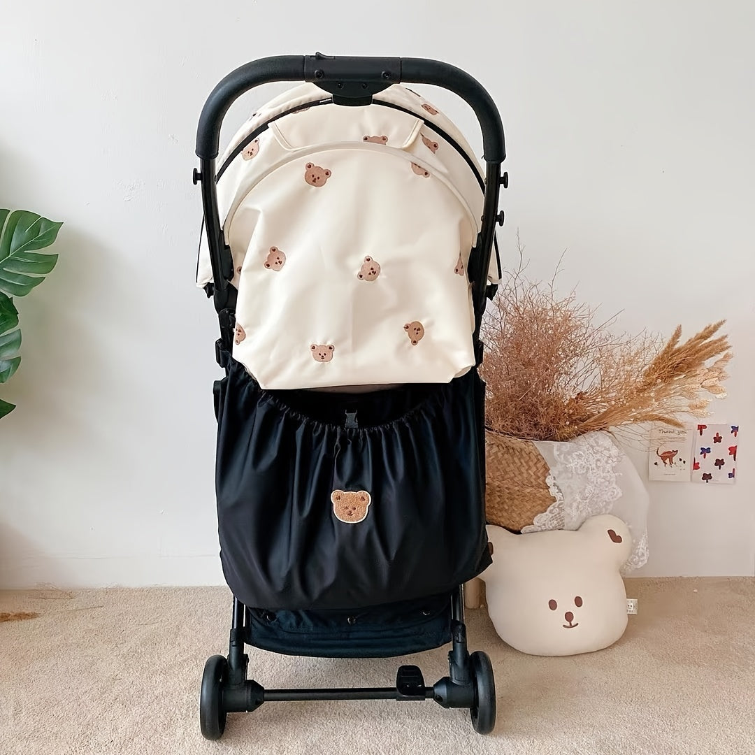 Pushchair Organiser with Large Bag – Practical Storage on the Go