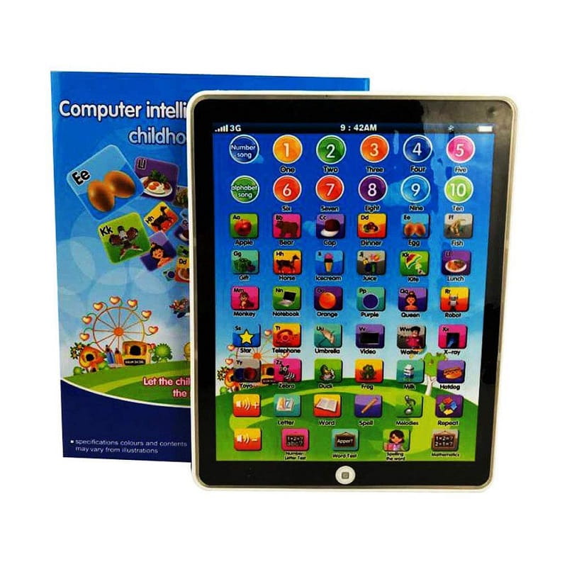 Interactive Learning Tablet for Toddlers with Sound, Colours & Quiz Function – 7.5 Inches