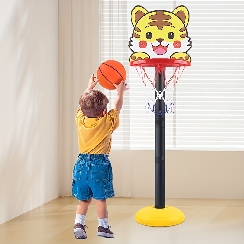 Cheerful Tiger Basketball Hoop - Ideal for Active Children