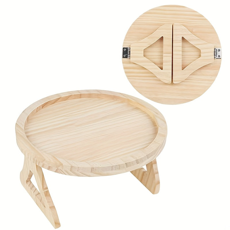 Practical Bamboo Tray – Compact and Handy for Sofa and Bed