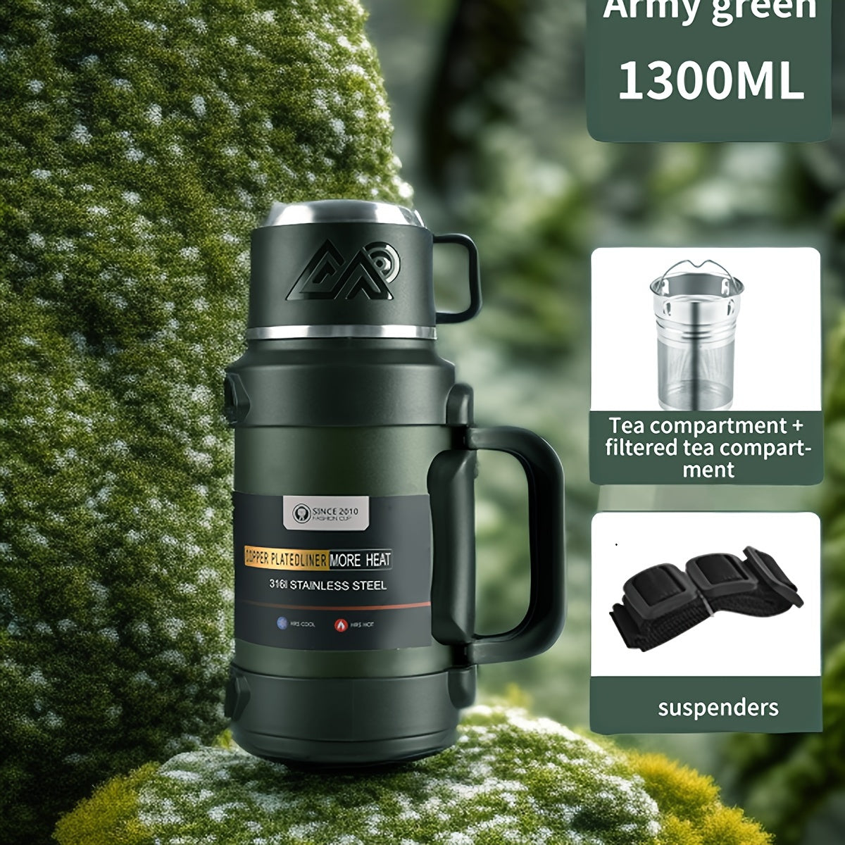 Robust Insulated Thermos Flask – Durable and Convenient