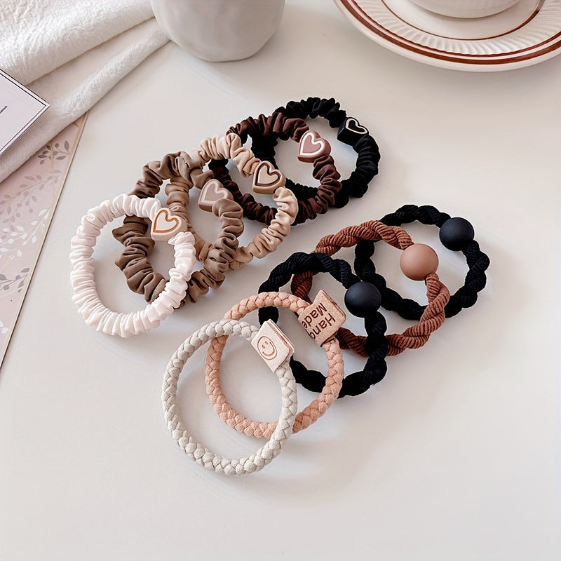 Charming Hair Elastic Set – For Stylish and Easy Hair Care