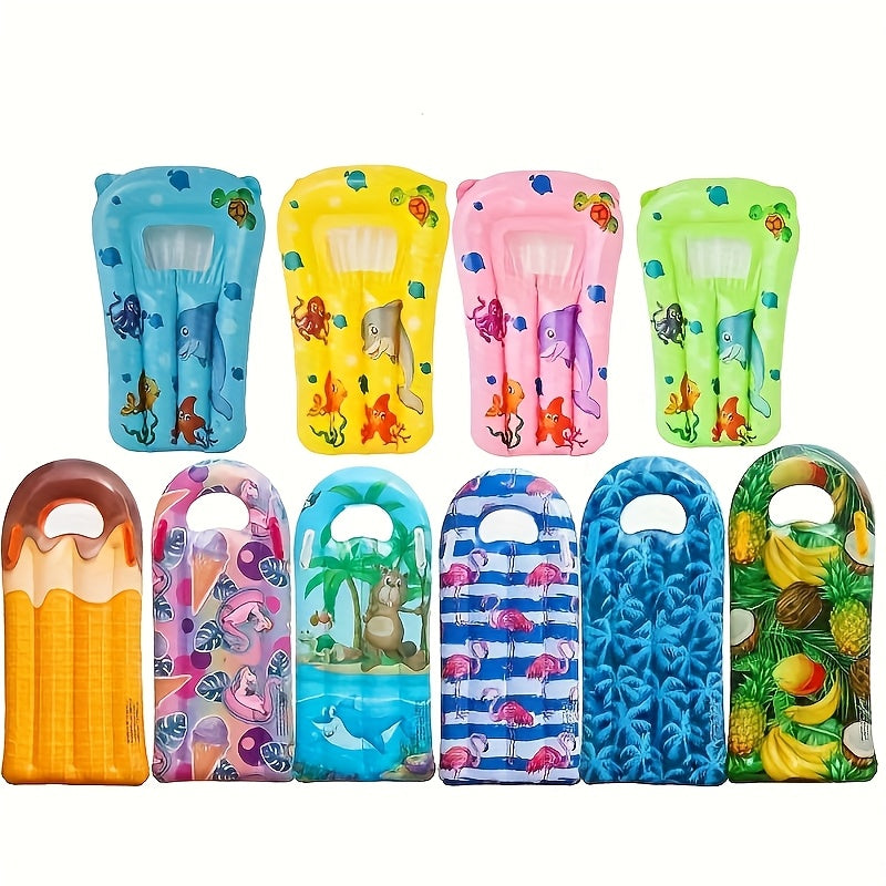 Inflatable Swim Board – One Size Fits All with Fun Sea Creature Design