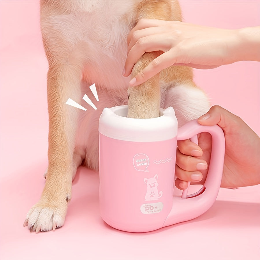 Silicone Pet Paw Cleaner Cup – Portable & Soft Brush Foot Wash