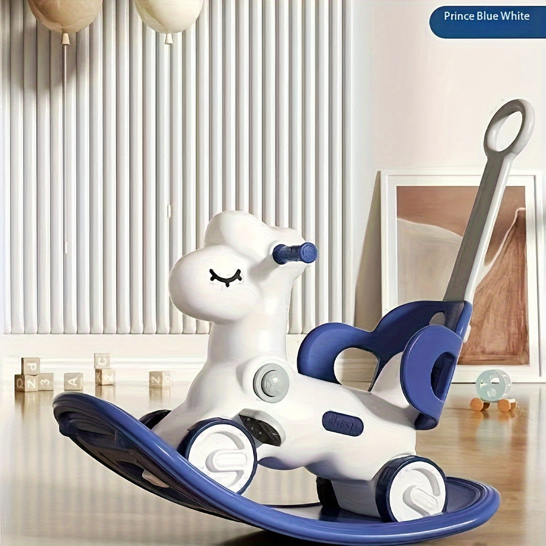 2-in-1 Baby Rocking Horse and Ride-On - Safe and Fun Toy