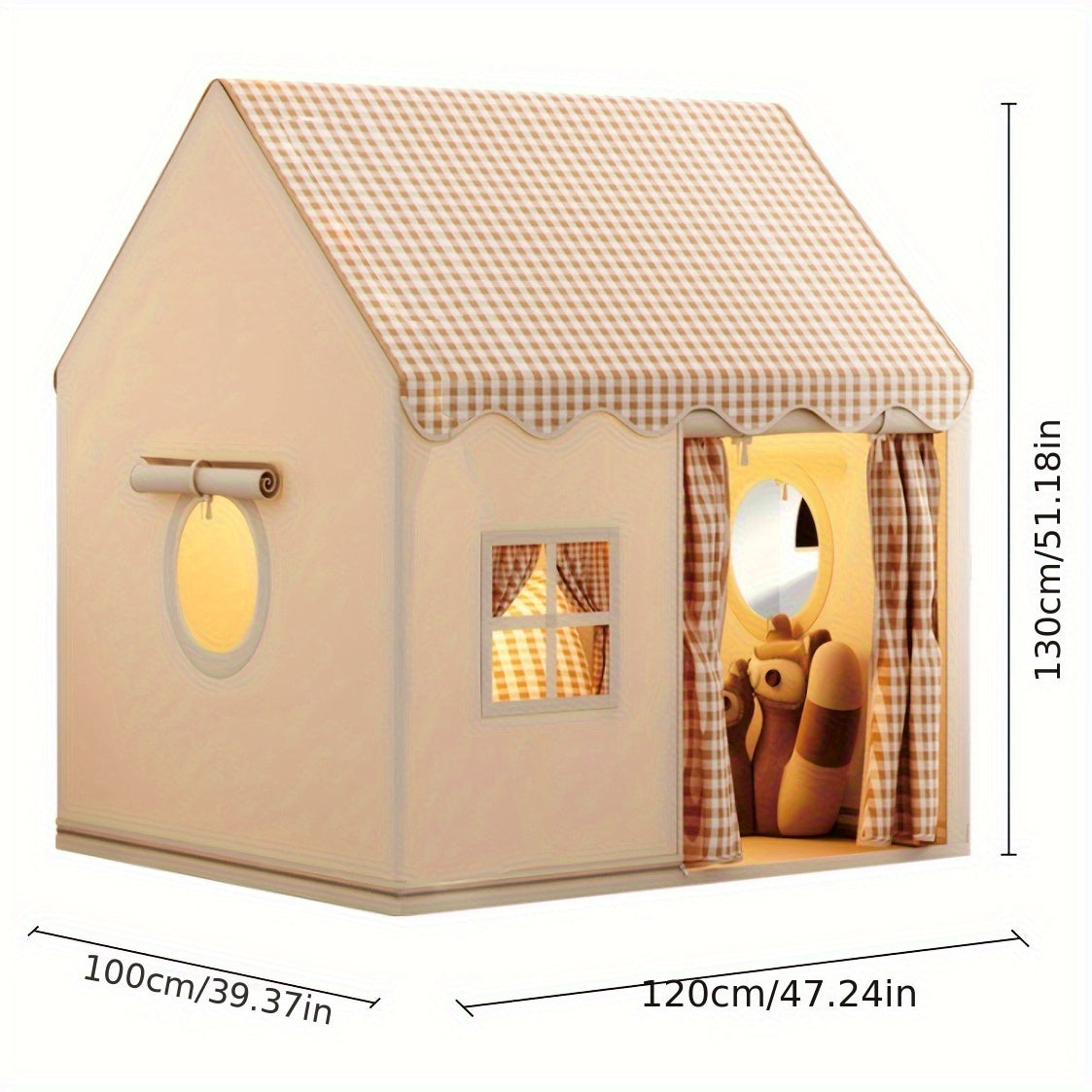 Cute Indoor Playhouse - For Hours of Playful Fun