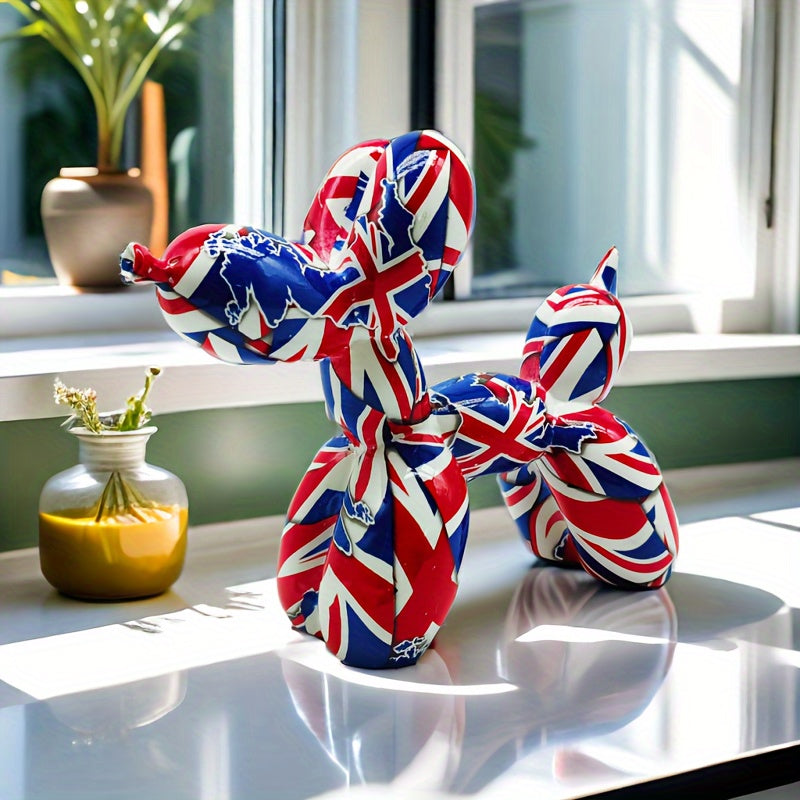 Joyful British Balloon Dog - For a Creative and Playful Atmosphere