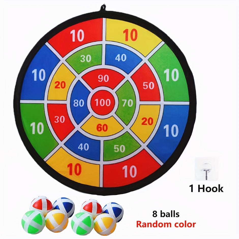 Sticky Dart Ball Set - Interactive Family Dartboard Game for Indoors and Outdoors