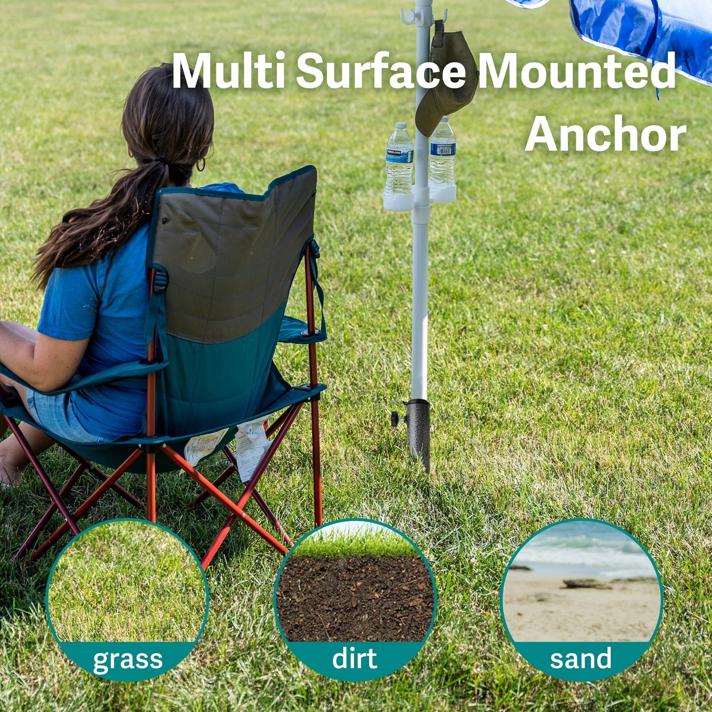 Portable Adjustable Parasol Base – Sturdy Steel Stability