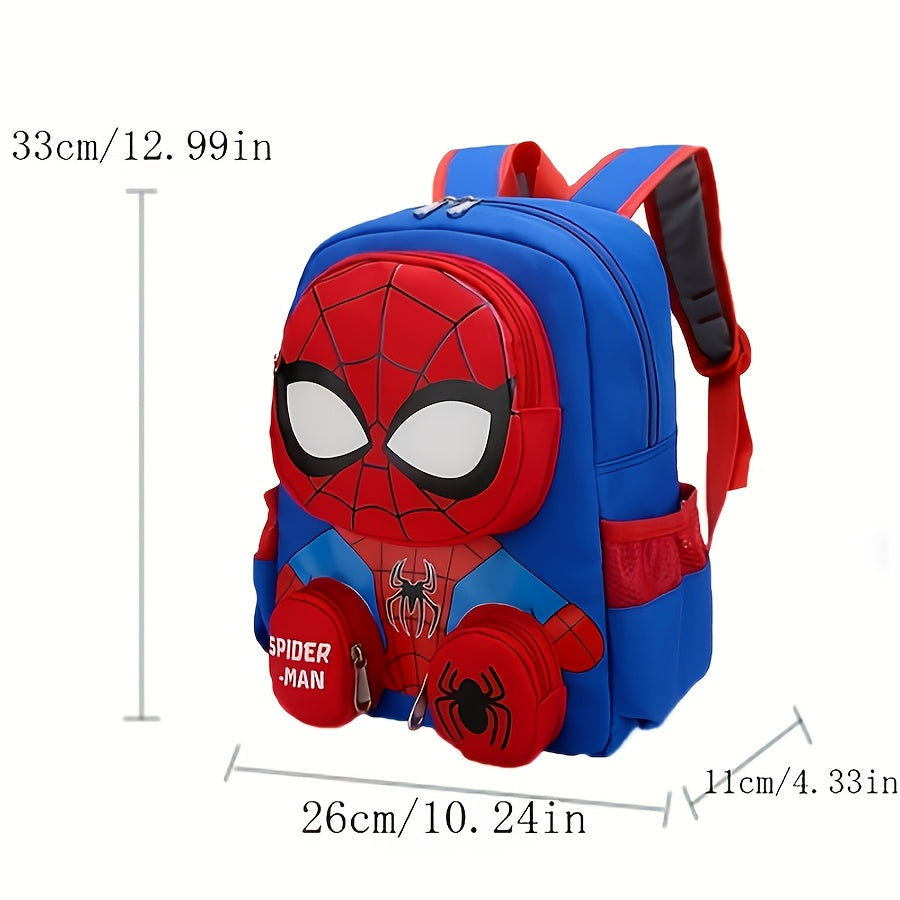 Spider-Man Backpack with Large Capacity – Great Gift for Children, Perfect for School and Adventures