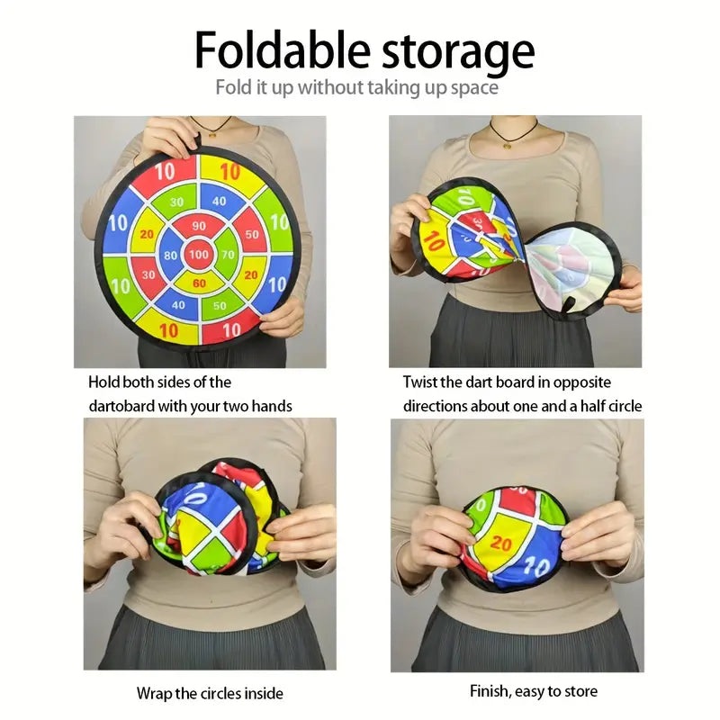 12-Piece Sticky Ball Dart Set – Fun Indoor & Outdoor Toy for the Whole Family