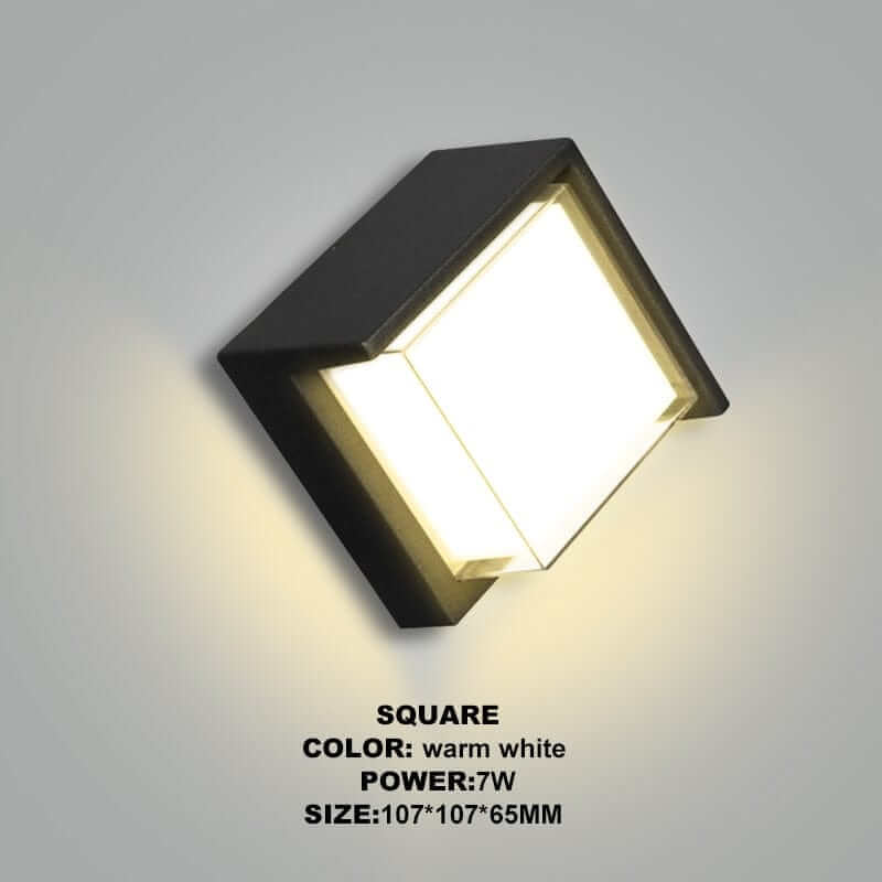 Modern Outdoor Wall Light with Motion Sensor