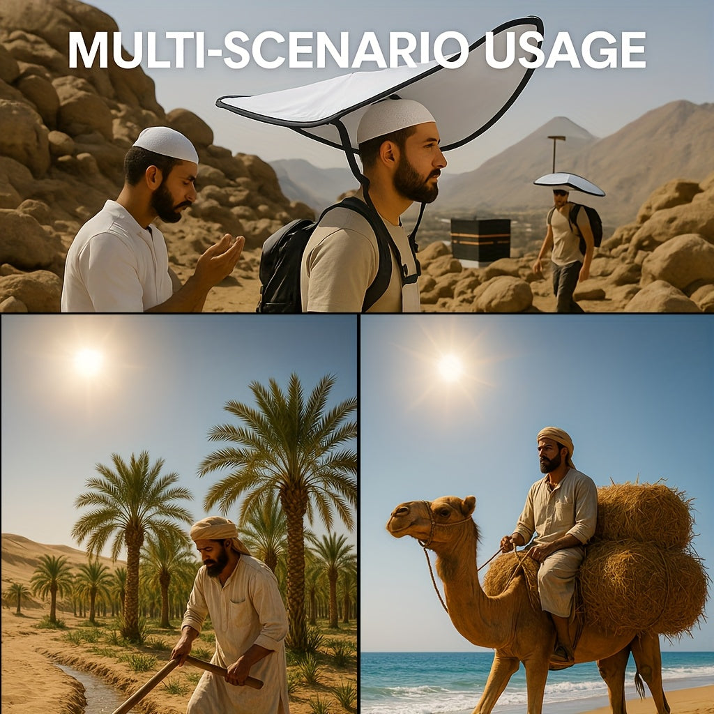 Ergonomic Portable Prayer Mat – UV Protection with Adjustable Straps