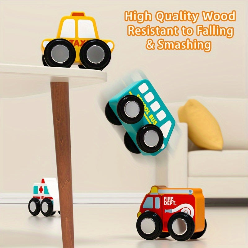 Wooden City Building Blocks Set - Fun Play Experience for Children