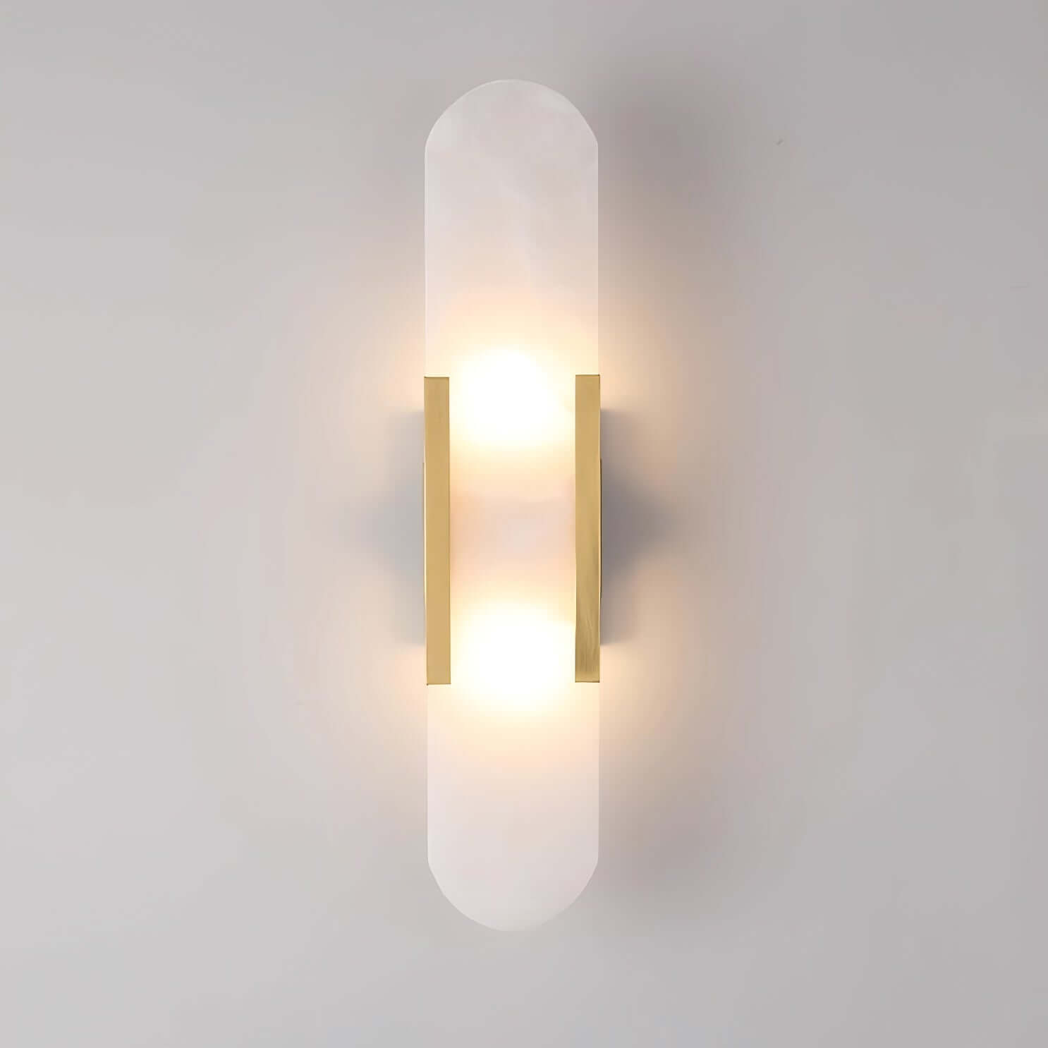 Modern Wall Lamp - Alabaster & Metal