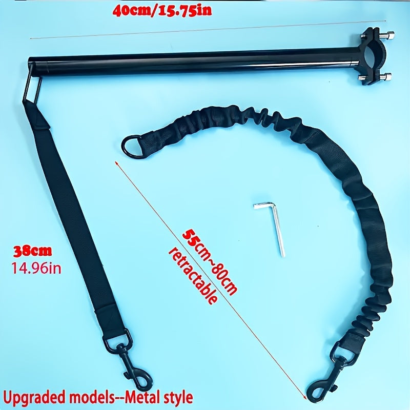 Bike Dog Leash with Removable Cable – Expandable & Safety Buffer