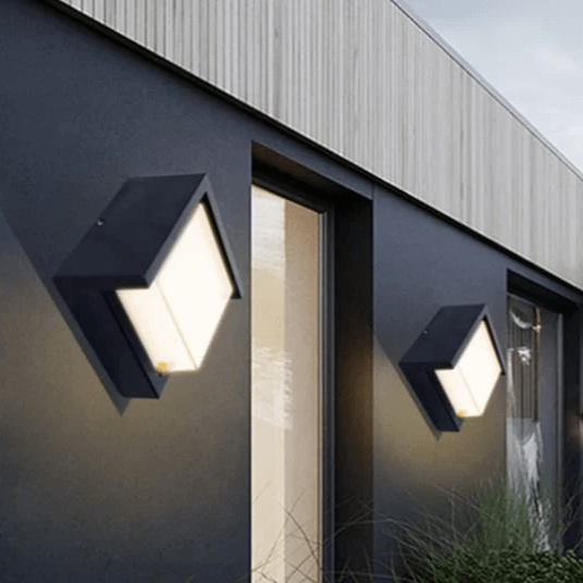 Modern Outdoor Wall Light with Motion Sensor