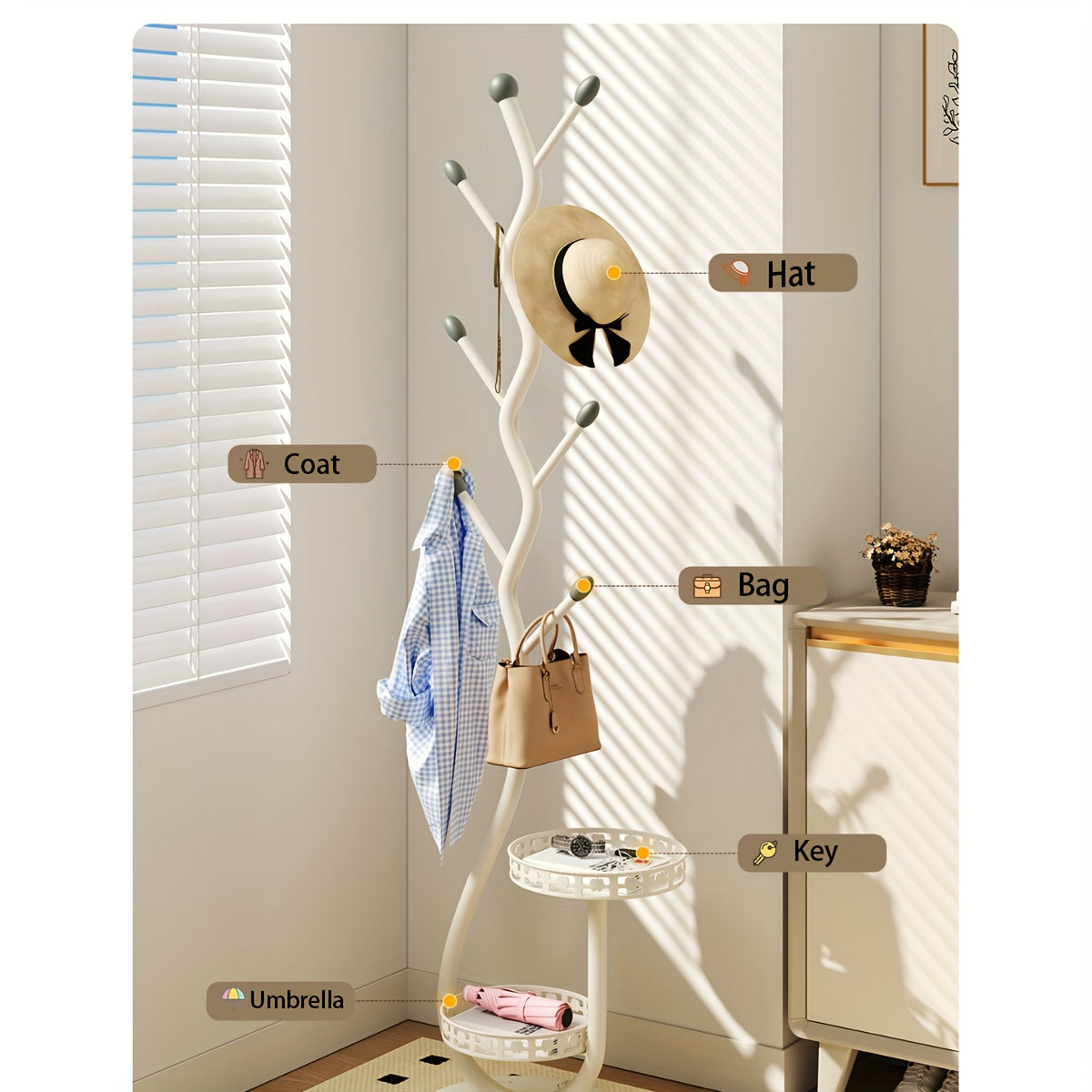 BranchLine Standing Coat Rack – Smart and Stylish Storage