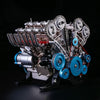 EngineEchelon V8 Heritage Decor | Luxury vintage-inspired V8 engine replica for home, office,