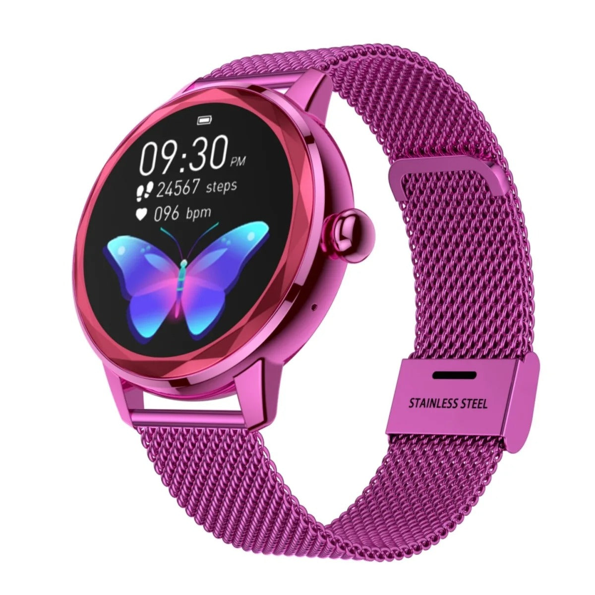 Ladies Smartwatch Smart Gold – Luxury Sports Watch Stainless Steel