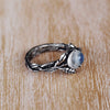 Stylish Moonstone Statement Ring – Iris