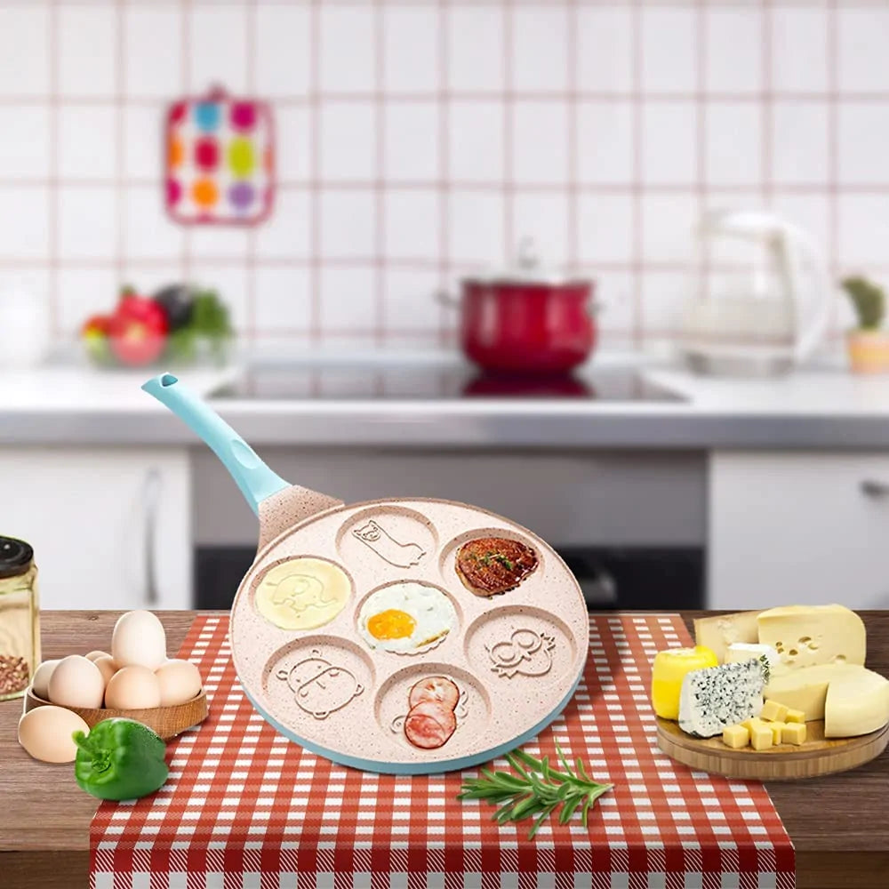 Animal-Shaped Pancake Pan for Kids with Non-Stick Coating – 26 cm