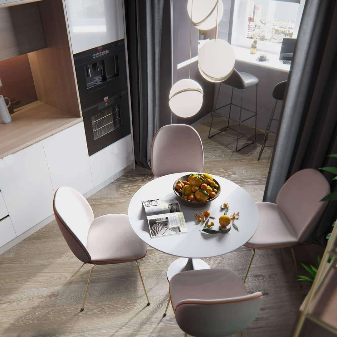 Half Moon Pendant Light - LED Pendant Light