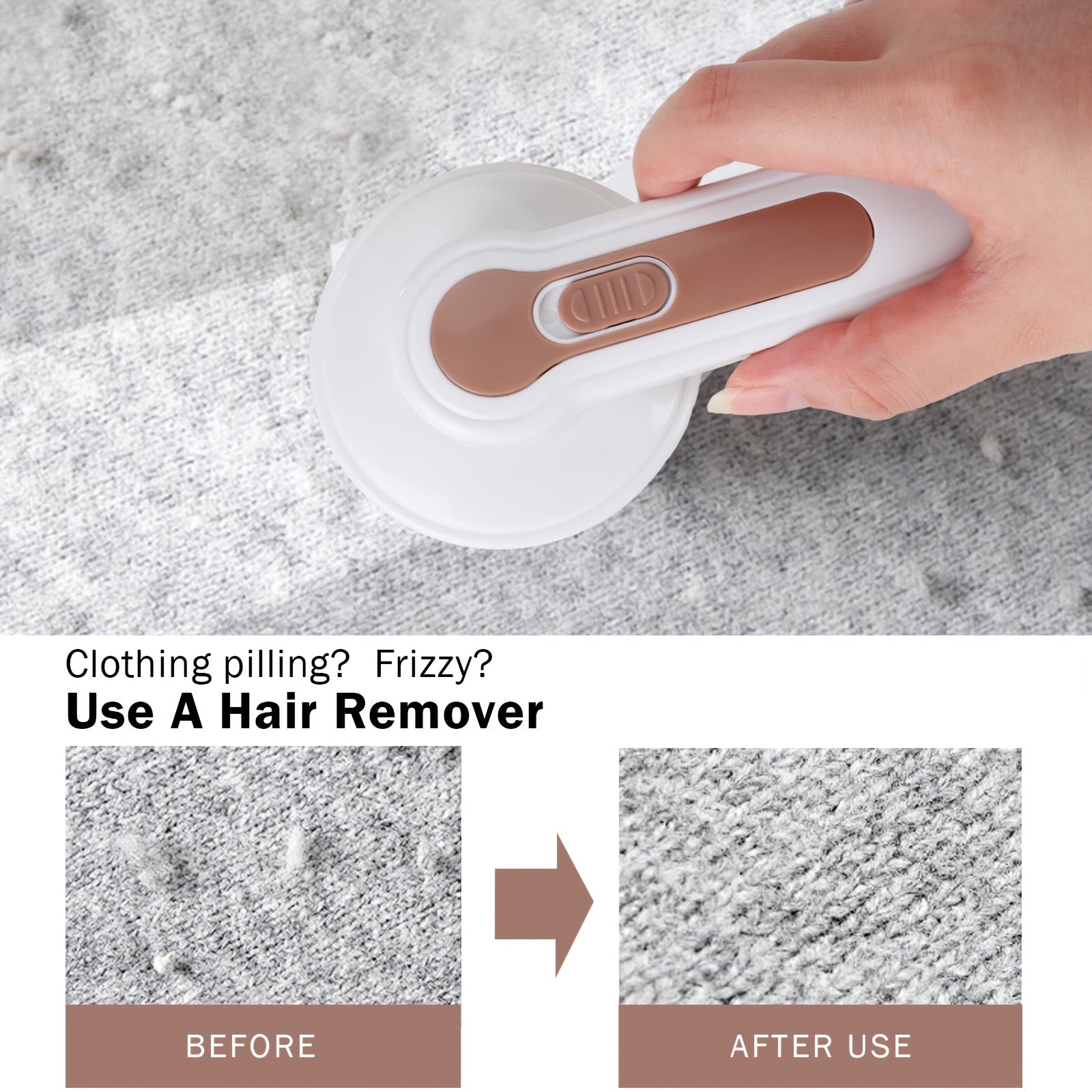 Rechargeable Lint Remover - Effective Fuzz Removal for Clothing and Furniture