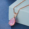 Minimalist Drop Opal Pendant Necklace – Selina
