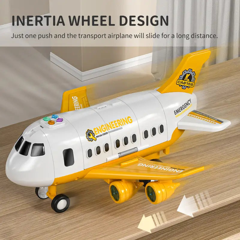 Bright Skies Colourful Aeroplane - Interactive Toy for Young Pilots