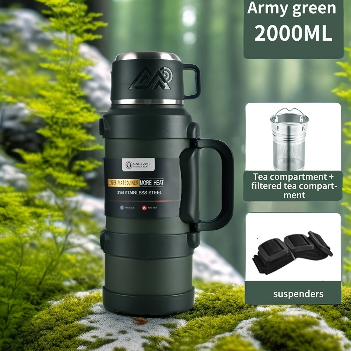 Robust Insulated Thermos Flask – Durable and Convenient