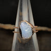 Natural Raw Stone Birth Ring – Selina