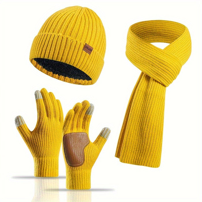 Winter Bliss Set - Beanie, Scarf and Gloves for Couples - Warm and Stylish