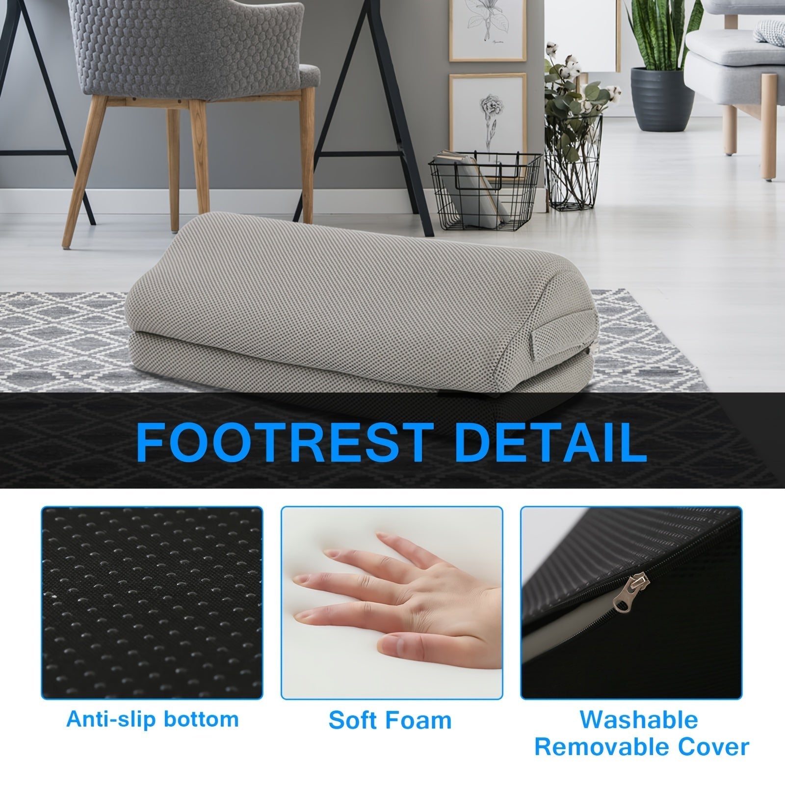 ErgoFoam Footrest – Relaxation and Support for Every Workspace